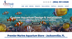 Desktop Screenshot of corallogicaquariums.com
